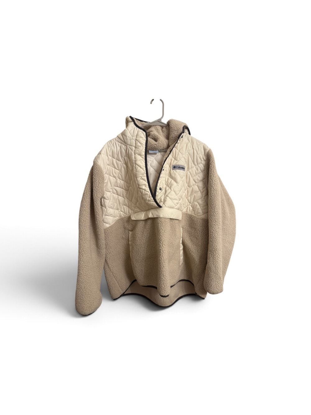 Kids Beige Fleece Pullover